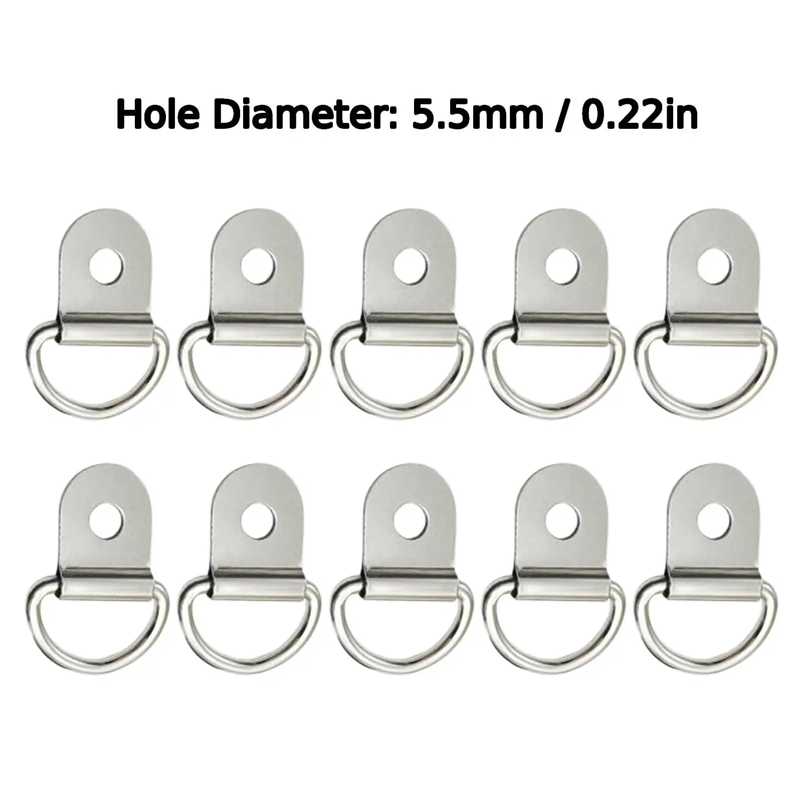CowLost | product_id-10pcs-stainless-steel-d-ring-tie-down-anchors-for-car-truck-rv-trailers |15