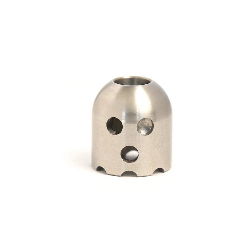 CowLost | product_id-ghost-shaped-stainless-steel-pendant-with-paracord-rope-stress-reliever-edc-toy |9