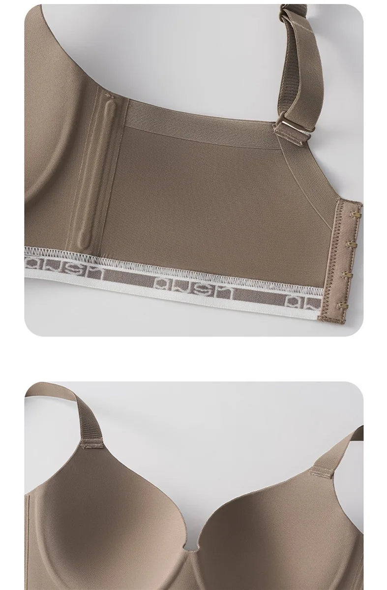 CowLost | thin-large-breasted-and-small-breasted-underwear-for-women-breast-retracting-anti-sagging-push-up-adjustable-seamless-bra |5