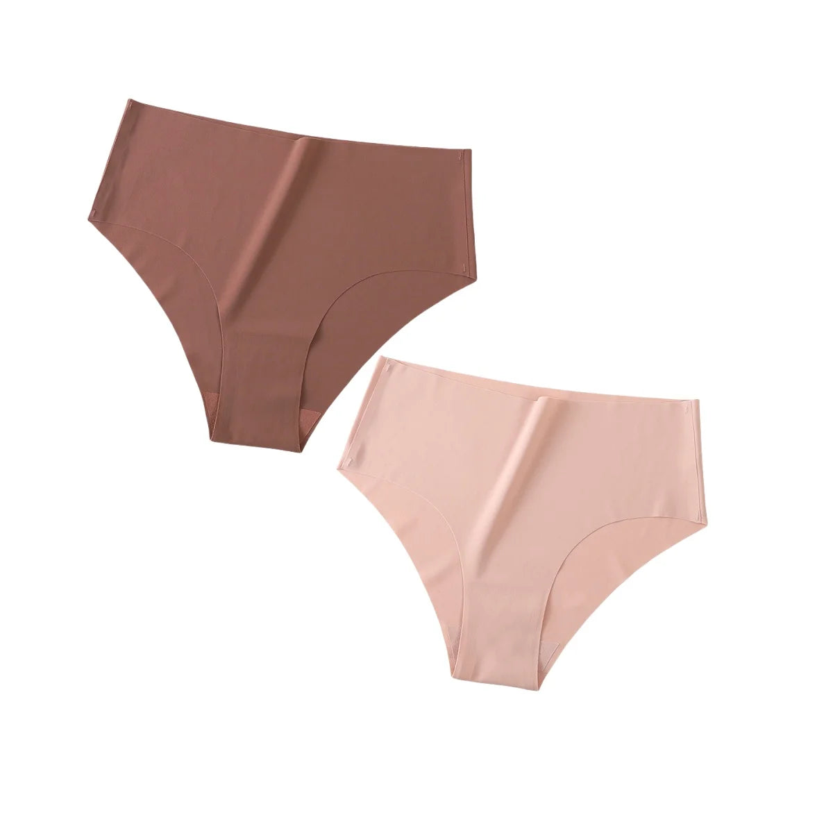CowLost | product_id-2pcs-womens-high-waist-seamless-ice-silk-briefs-xs-xl |20