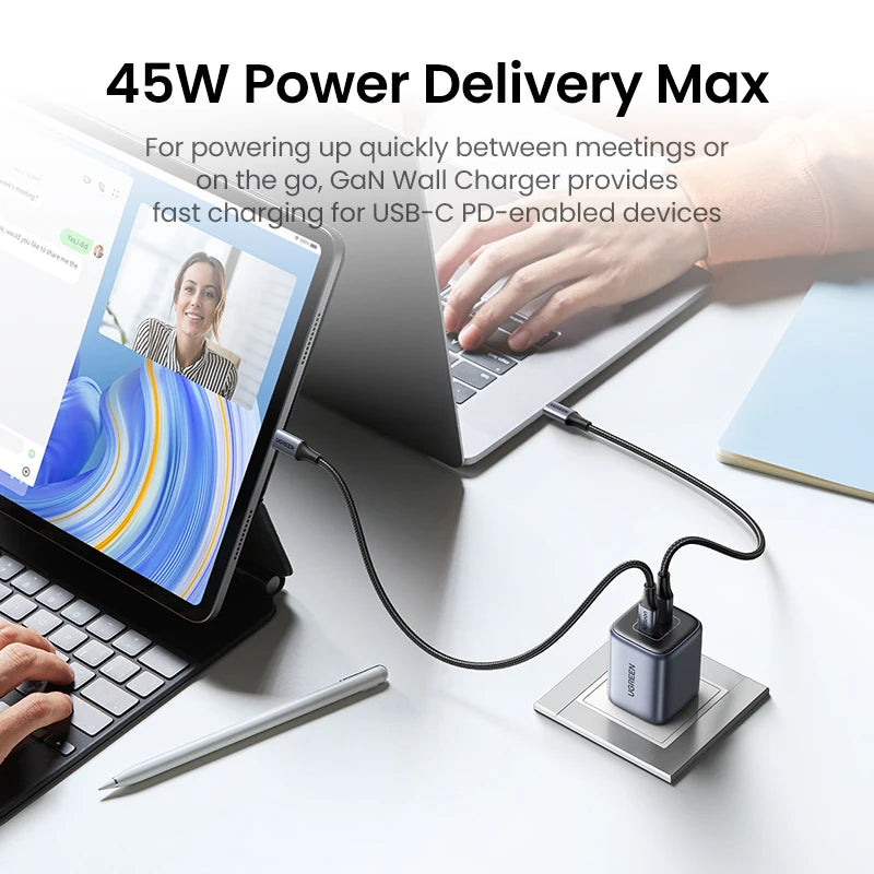 CowLost | ugreen-gan-45w-usb-charger-pd-qc-3-0-fast-charger |4