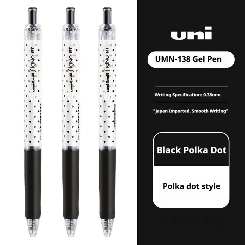 CowLost | product_id-uni-ball-signo-umn-138s-limited-polka-dot-gel-pen-0-38mm-retractable-fine-point-assorted-colors |57