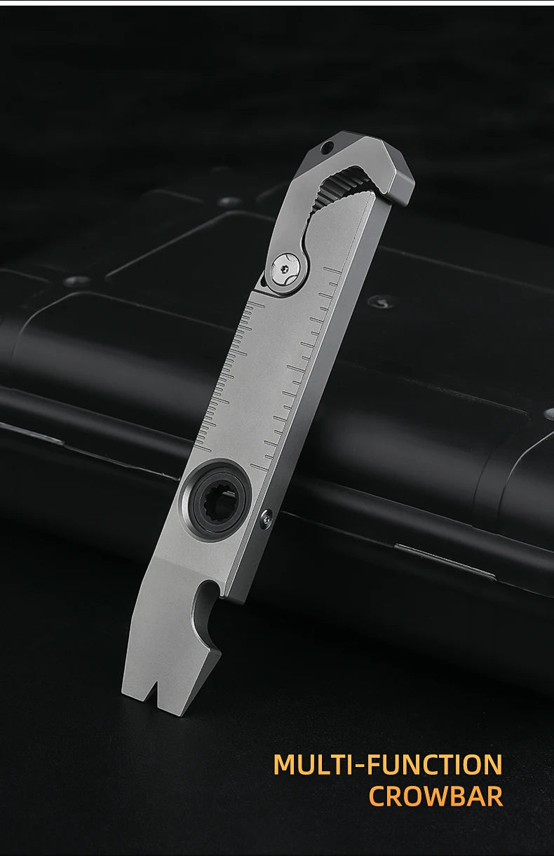 CowLost | tools-tc4-titanium-alloy-crowbar-edc-tool-set-with-screwdriver-wrench-and-eternal-pen-for-outdoor-camping-gift |27
