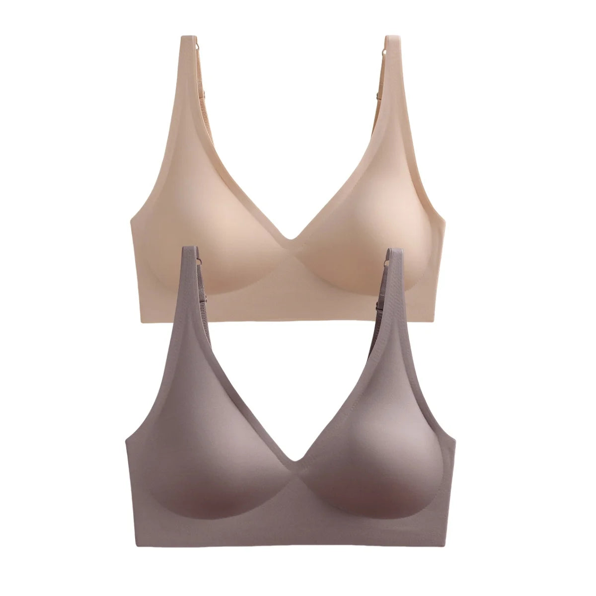 CowLost | product_id-2pcs-seamless-wireless-push-up-bras-soft-padded-deep-v-bralettes-s-3xl |28