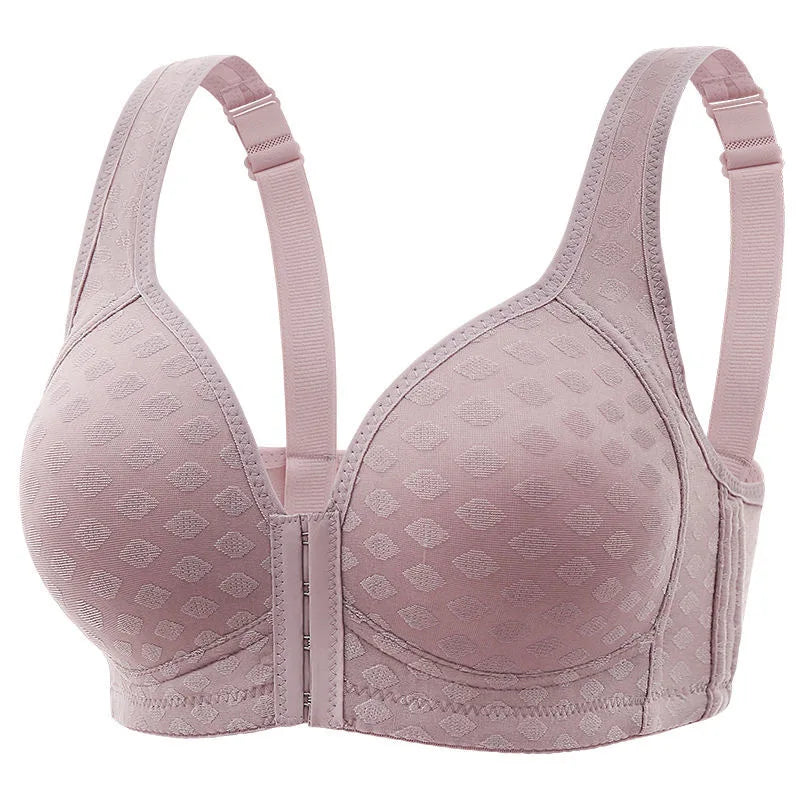 CowLost | product_id-fallsweet-plus-size-plaid-seamless-wireless-front-closure-push-up-bra |21