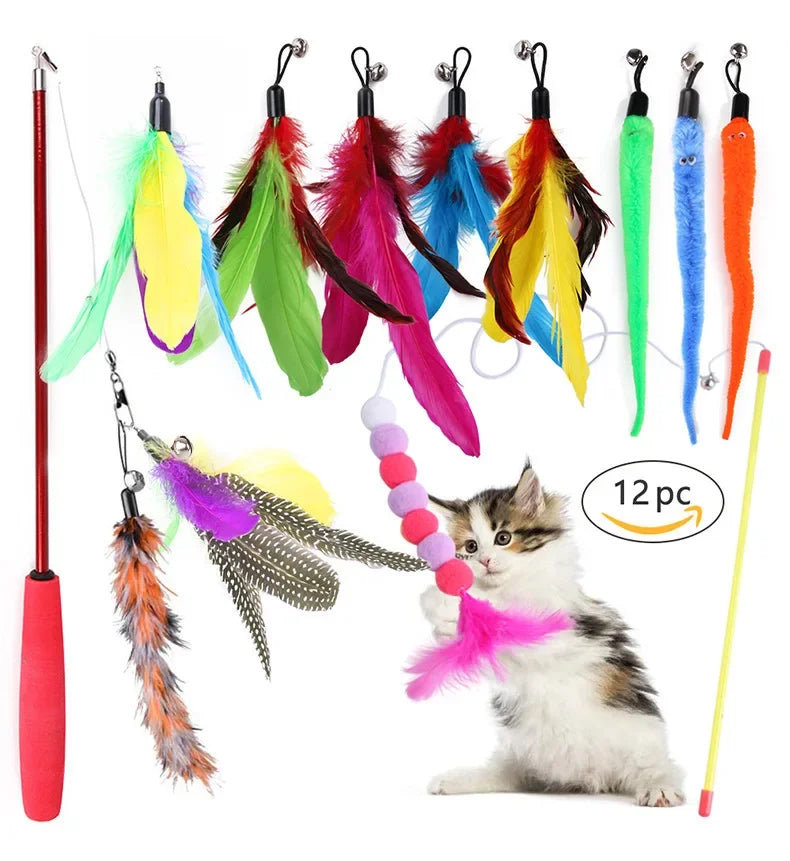 CowLost | cat-treats-cat-toys-mouse-shape-balls-and-foldable-play-tunnel |2