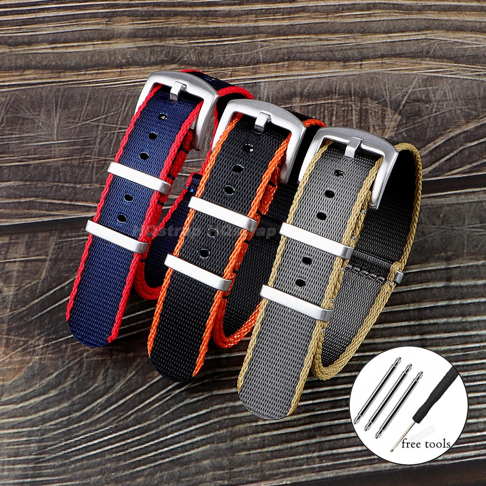 CowLost | product_id-nylon-braided-canvas-watch-band-18mm-22mm-soft-sport-military-strap-unisex |4