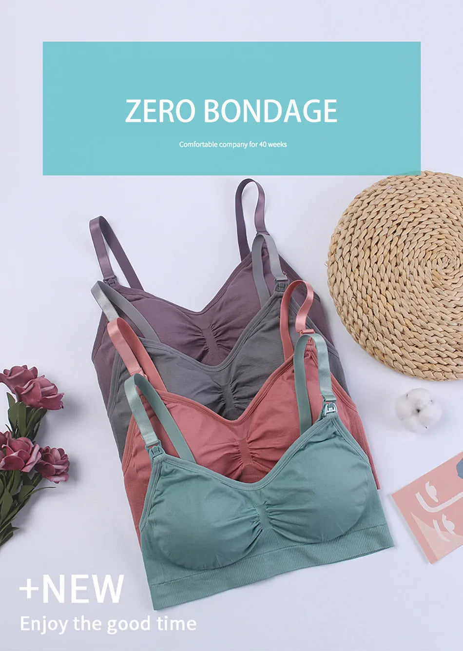 CowLost | product_id-wireless-seamless-breathable-maternity-nursing-sleep-bra |6