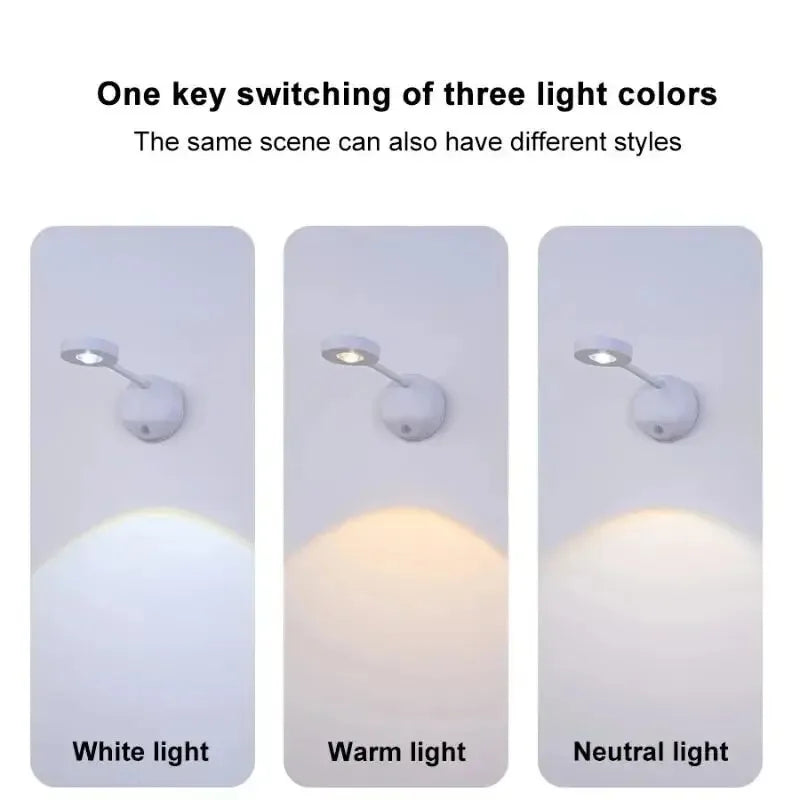 CowLost | product_id-usb-rechargeable-wireless-human-sensing-dimmable-led-wall-spotlight-for-paintings-with-3-color-modes |11