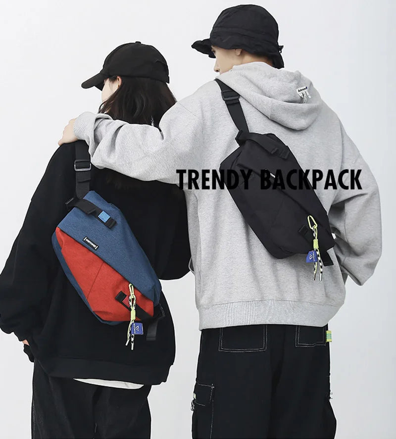 CowLost | uncategorized-high-quality-nylon-panelled-waist-packs-unisex-chest-crossbody-bag |14