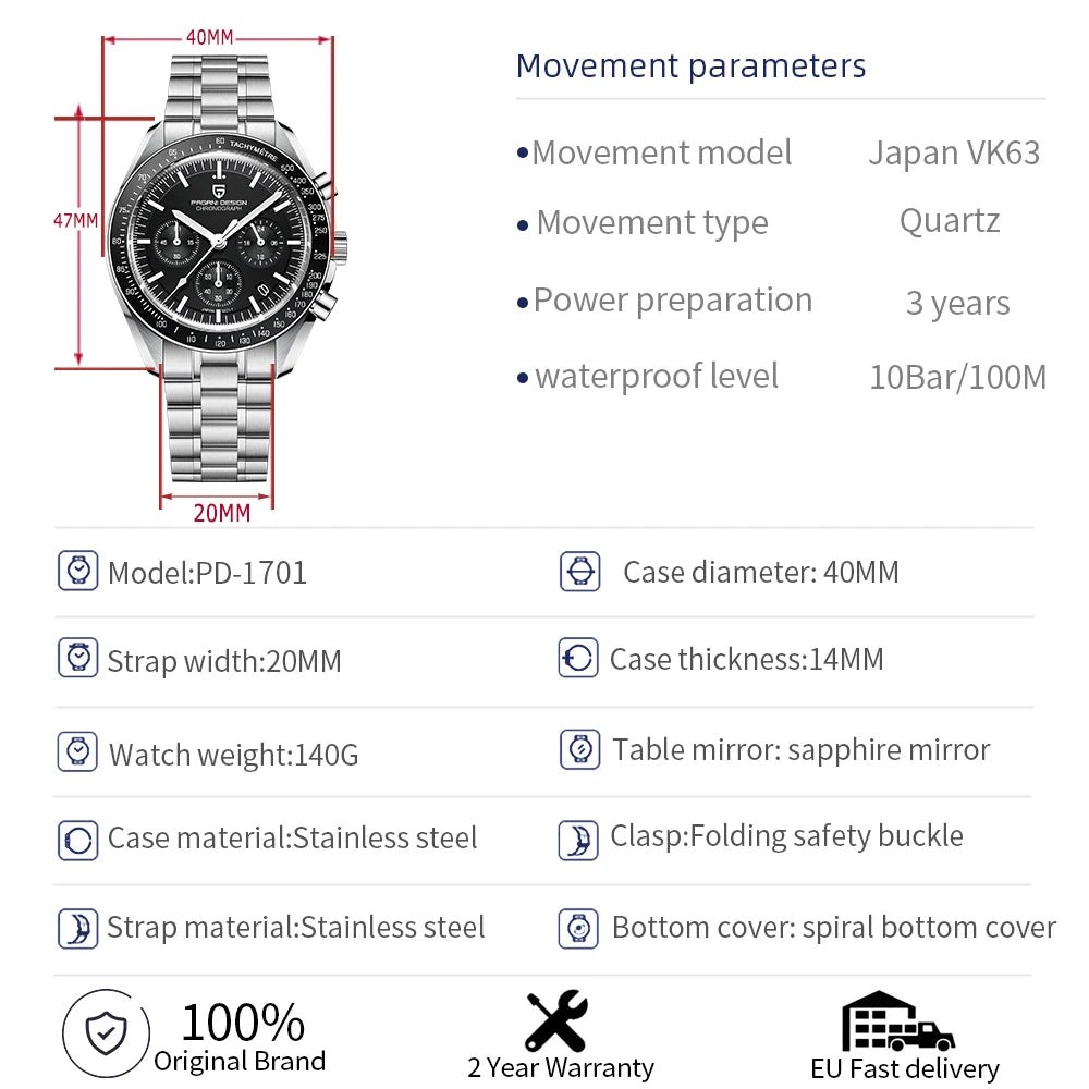 CowLost | pagani-design-2026-new-ak-project-mens-watches-luxury-quartz-wrist-watch |6
