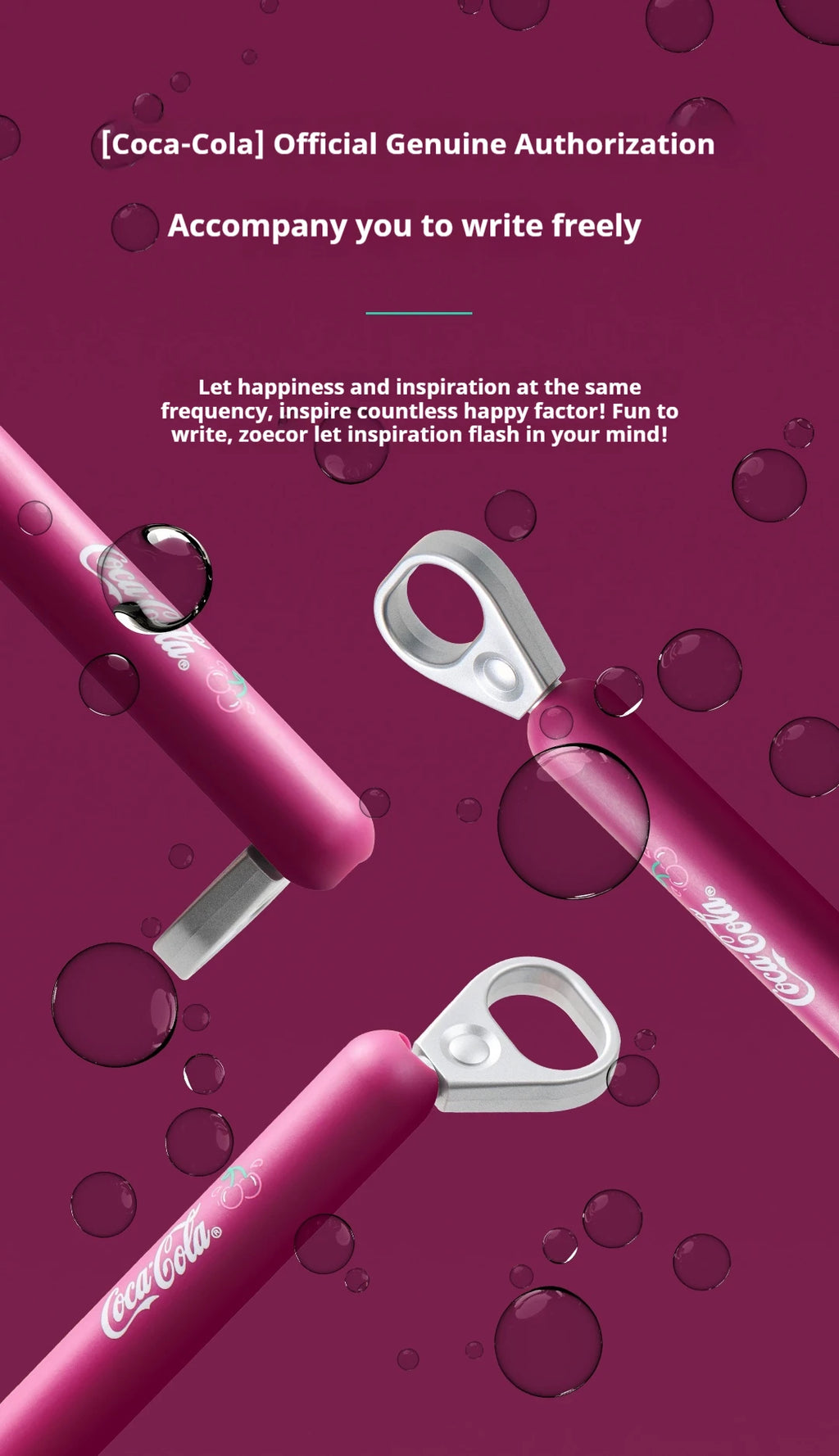 CowLost | product_id-kaco-coca-cola-limited-edition-0-5mm-black-gel-pen-cherry-pull-tab-for-homework-exams |8