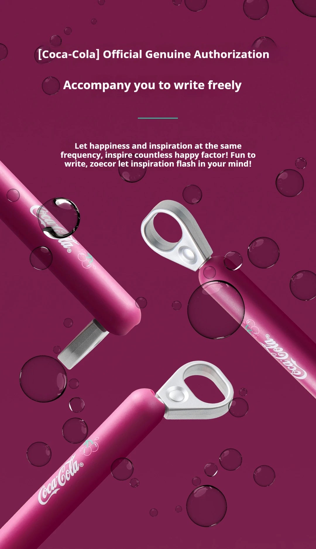 CowLost | product_id-kaco-coca-cola-limited-edition-0-5mm-black-gel-pen-cherry-pull-tab-for-homework-exams |8