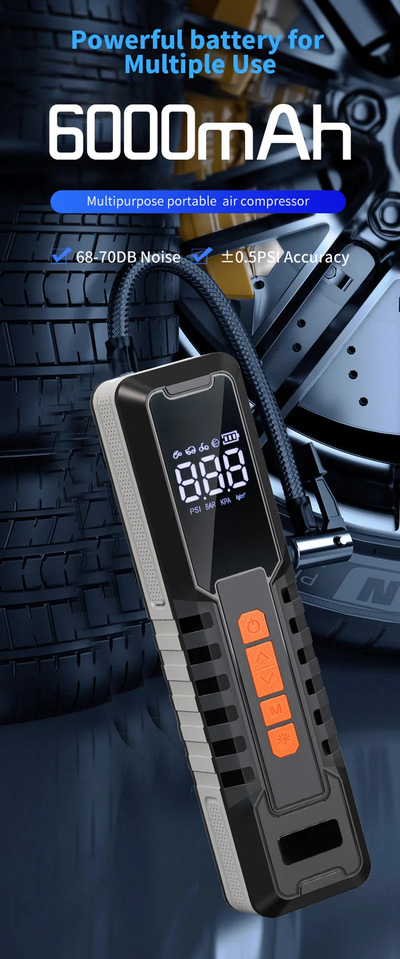 CowLost | product_id-portable-150psi-air-compressor-pump-with-auto-shut-off-for-car-bike-motorcycle-and-balls |7