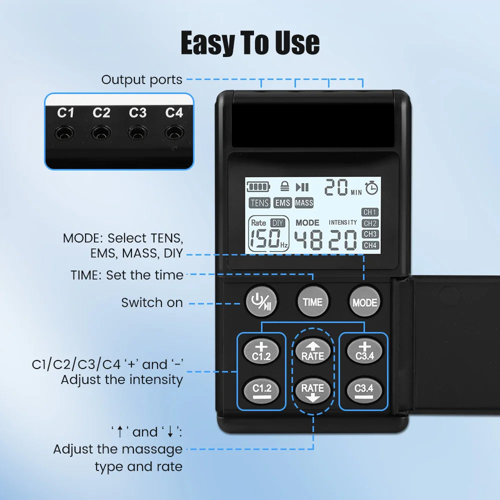 CowLost | uncategorized-48-modes-4-channel-ems-tens-muscle-stimulator-electric-acupuncture-therapy |19