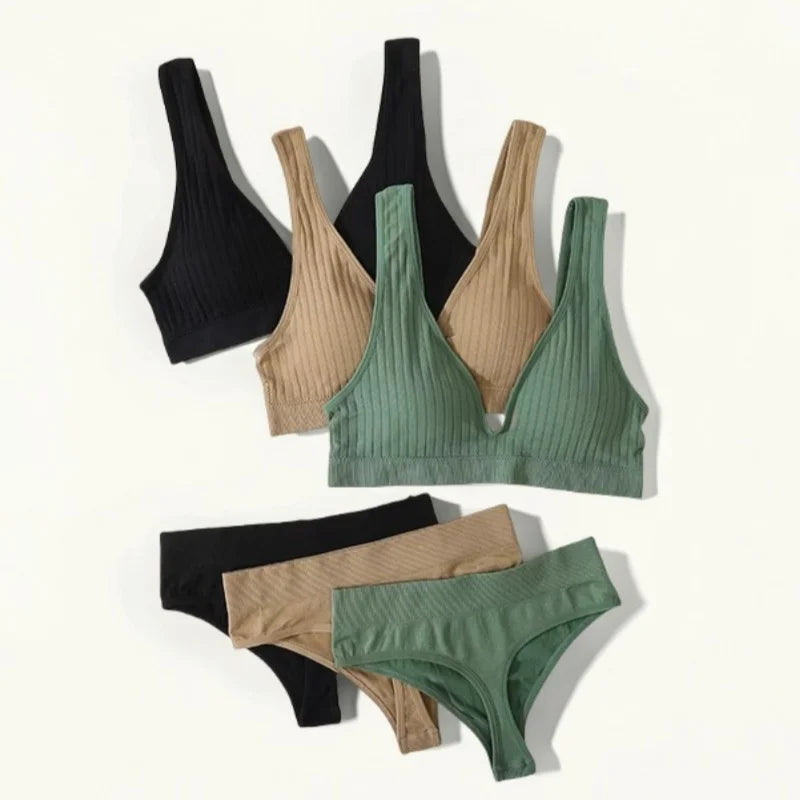 CowLost | product_id-seamless-women-s-push-up-bra-high-waist-thong-lingerie-set |1