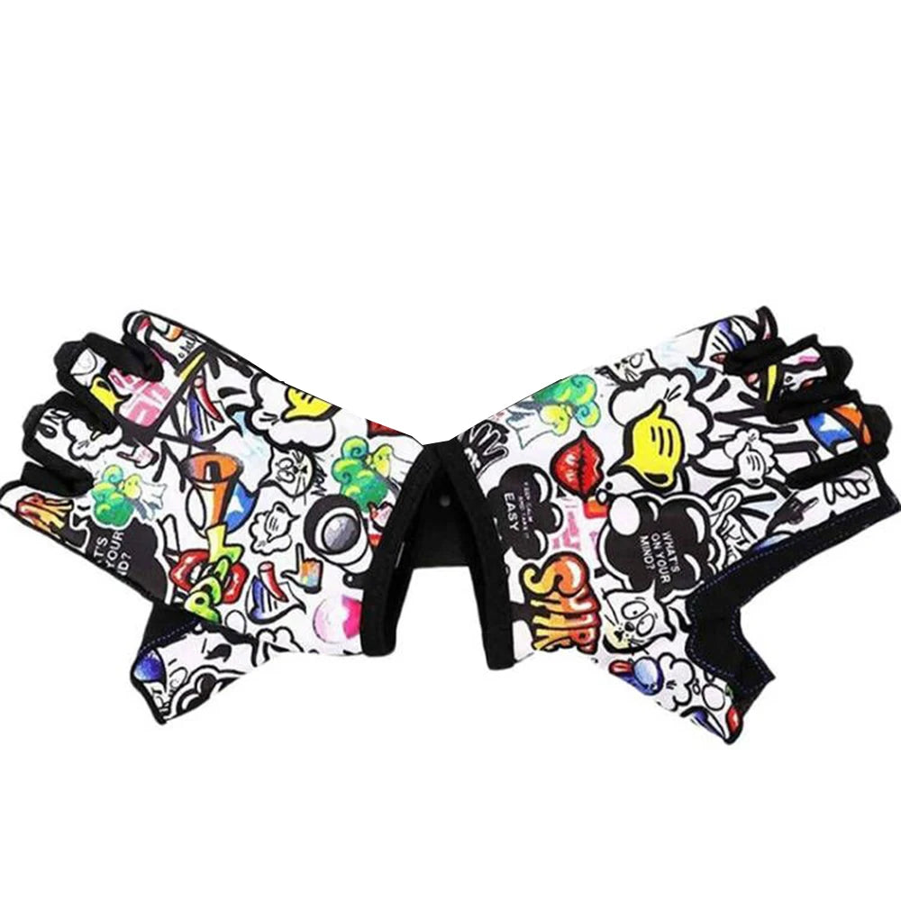CowLost | moreok-kids-gloves-3mm-pads-monkey-bar-gloves-half-finger |8