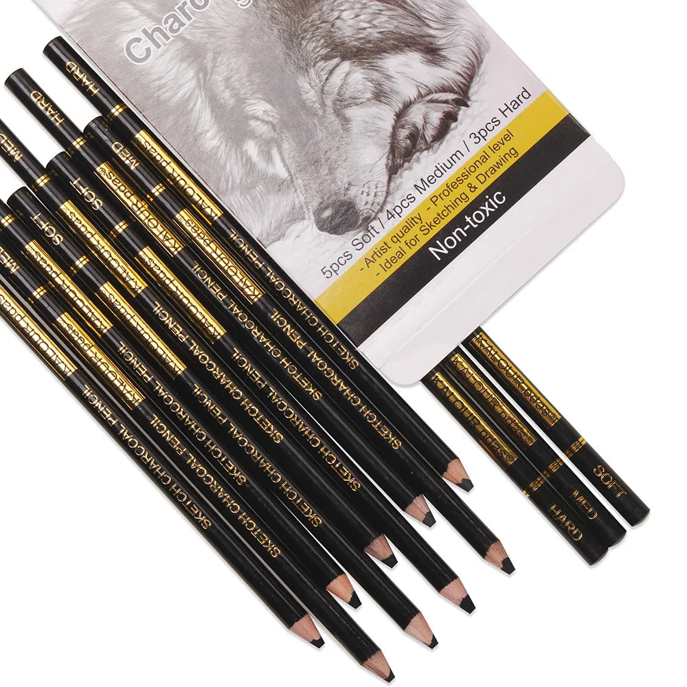 CowLost | charcoal-pencils-product_id-kalour-6-12-carbon-and-white-charcoal-highlight-pencils-for-art-drawing |11