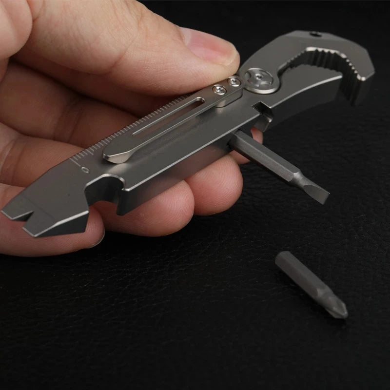 CowLost | tools-tc4-titanium-alloy-crowbar-edc-tool-set-with-screwdriver-wrench-and-eternal-pen-for-outdoor-camping-gift |29