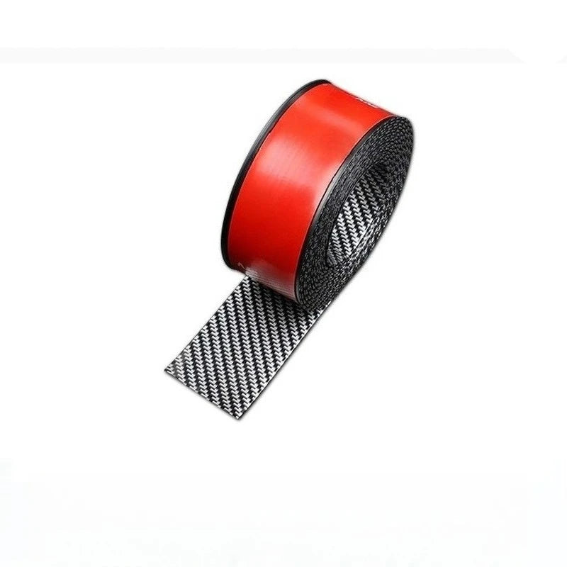 CowLost | vehicle-parts-accessories-3x100cm-universal-carbon-fiber-pattern-car-side-skirts-protector |13