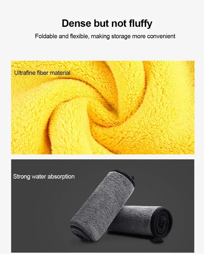 CowLost | 1-3-5-10pcs-car-wash-towels-cleaning-cloth-absorbent |13