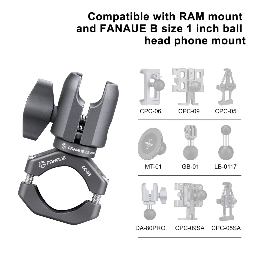 CowLost | product_id-fanaue-motorcycle-handlebar-extension-with-mobile-phone-holder-quick-release-ball-head-anti-theft-design |6