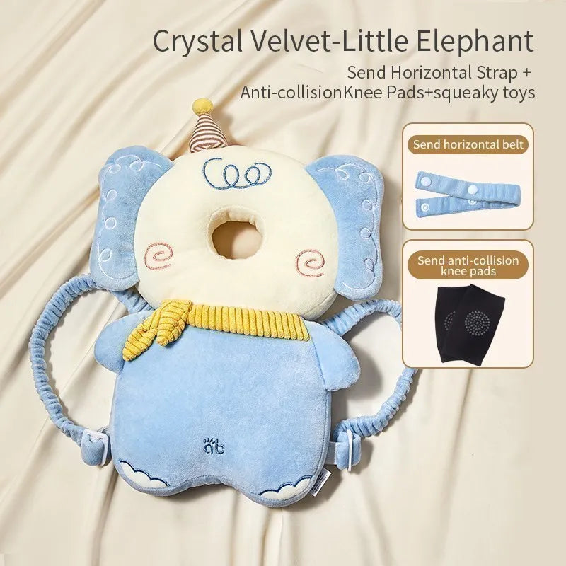 CowLost | aibedila-newborn-head-back-protector-baby-protect-pillow-learn-walk-headgear |21