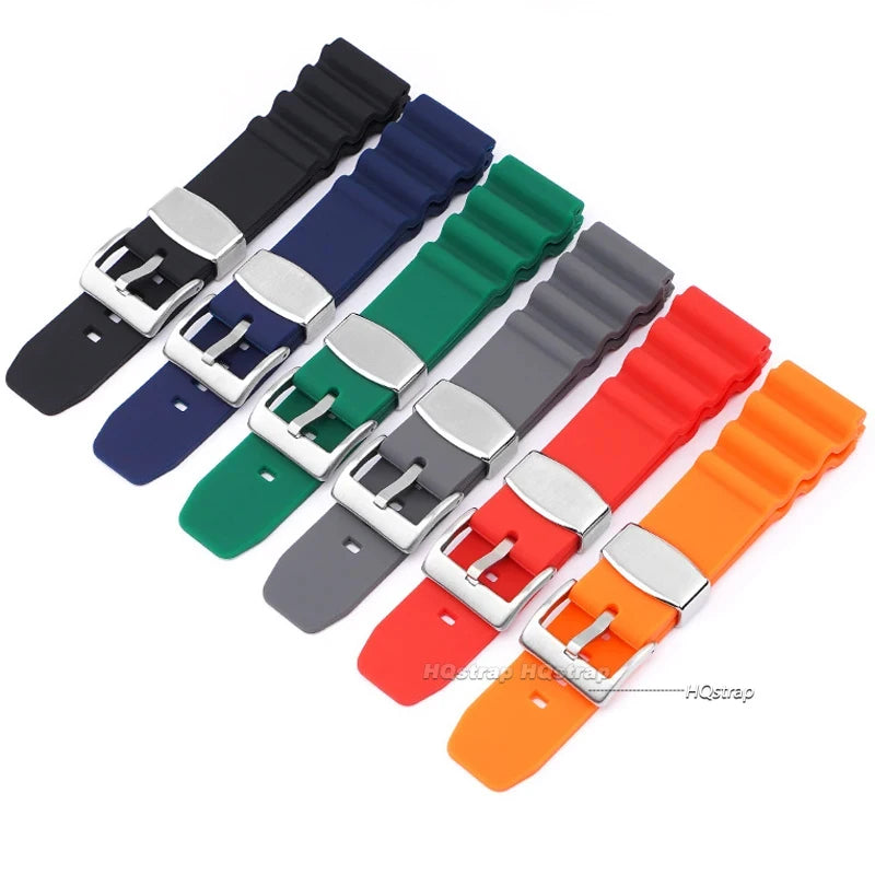 CowLost | rings-product_id-waterproof-silicone-replacement-strap-for-seiko-water-ghost-007-abalone-20-22mm-with-steel-ring |3