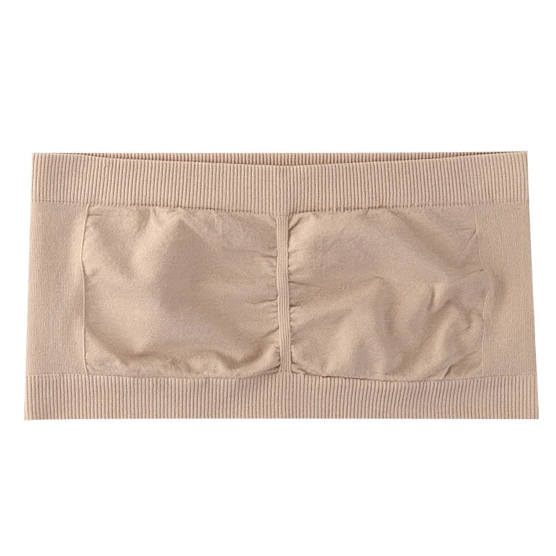 CowLost | seamless-tube-tops-women-strapless-bandeau-bra-crop-top-women-wire-free-underwear-no-pads-intimates |8