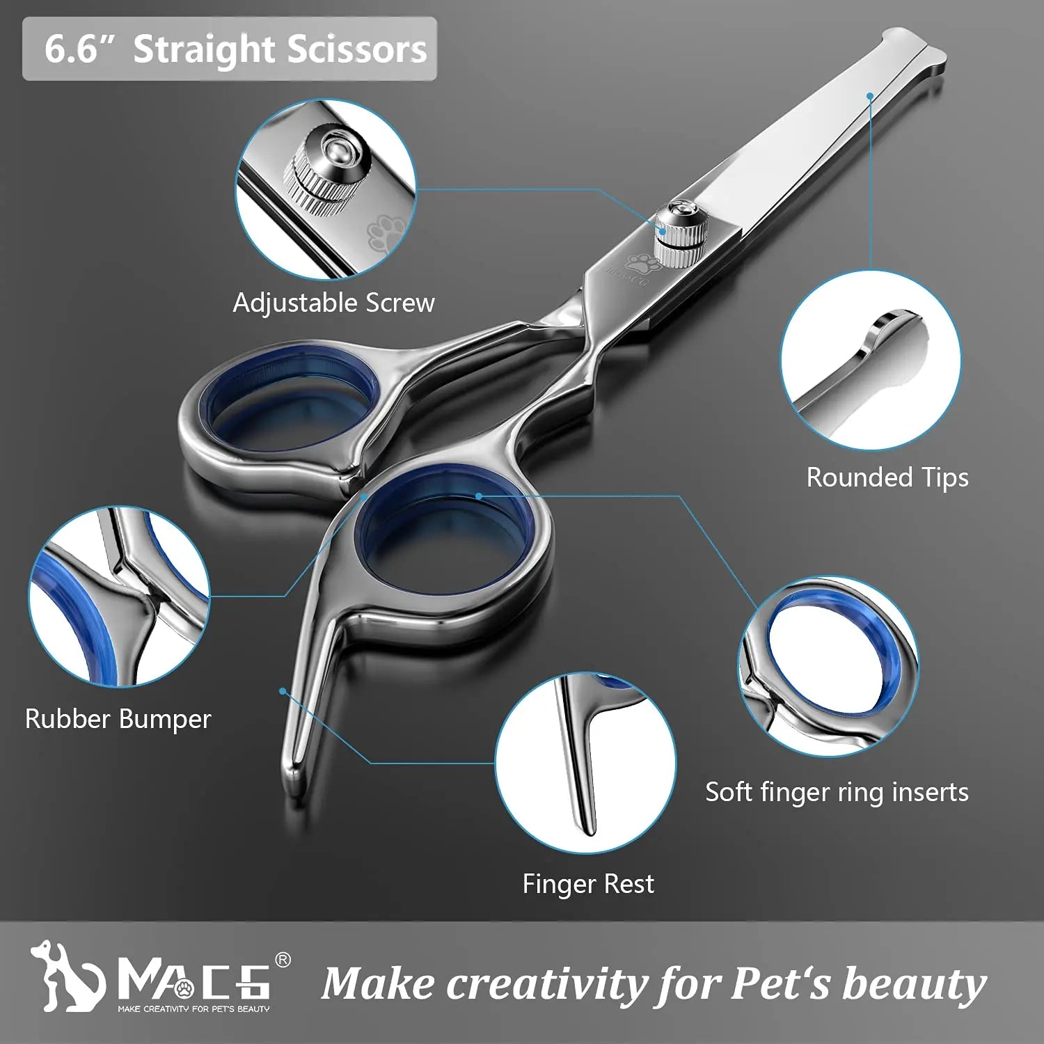 CowLost | tools-professional-dog-grooming-scissors-with-rounded-safety-tips |6