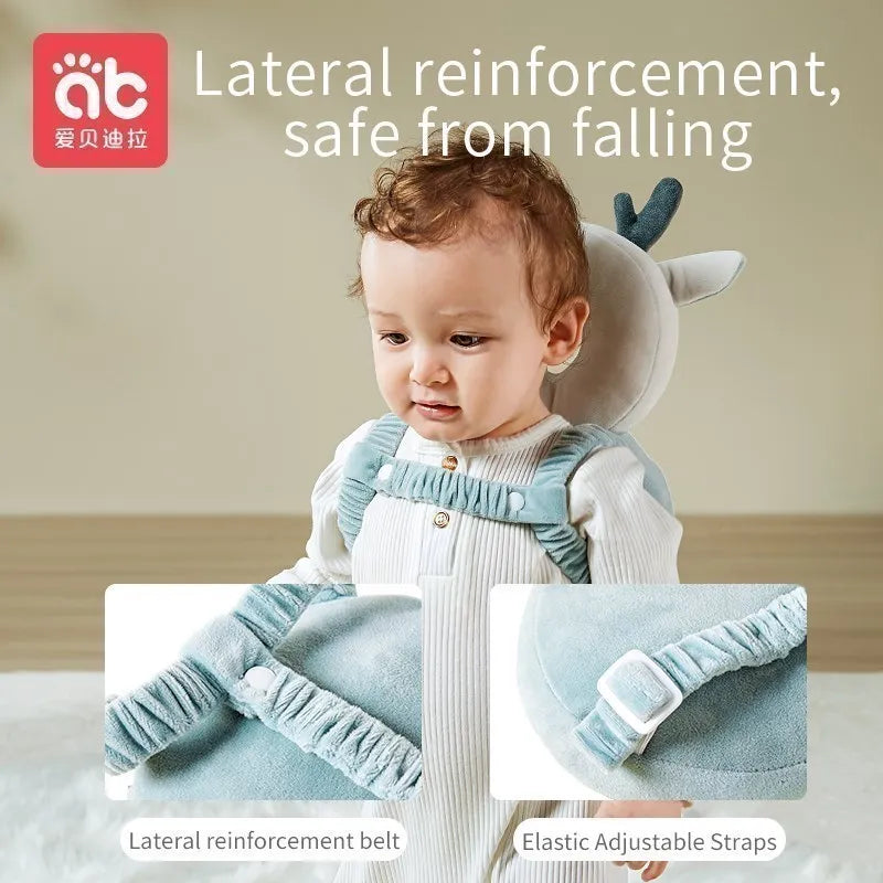 CowLost | aibedila-newborn-head-back-protector-baby-protect-pillow-learn-walk-headgear |3
