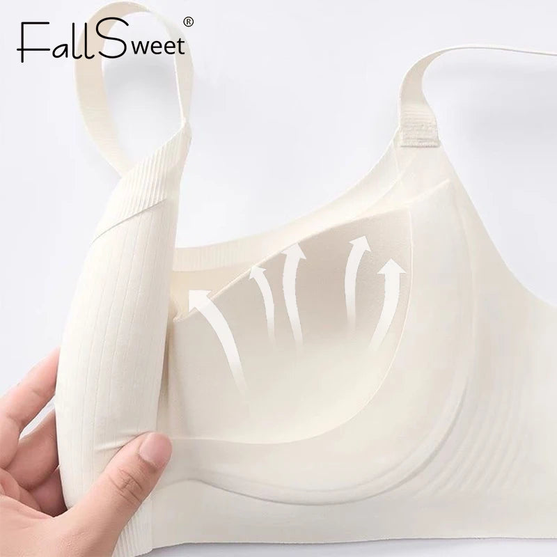 CowLost | product_id-fallsweet-seamless-wireless-push-up-full-cup-bra-for-women-soft-breathable |3