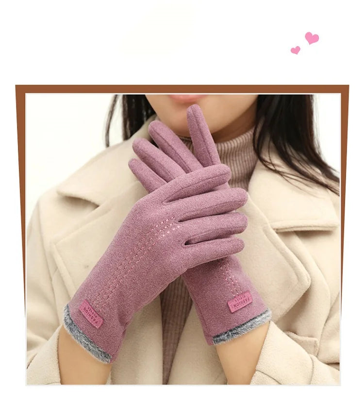 CowLost | winter-womens-gloves-vintage-windproof-touch-screen |11