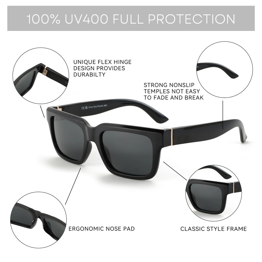 CowLost | zenottic-2026-new-fashion-square-polarized-sunglasses-women-men-uv400-protection |7