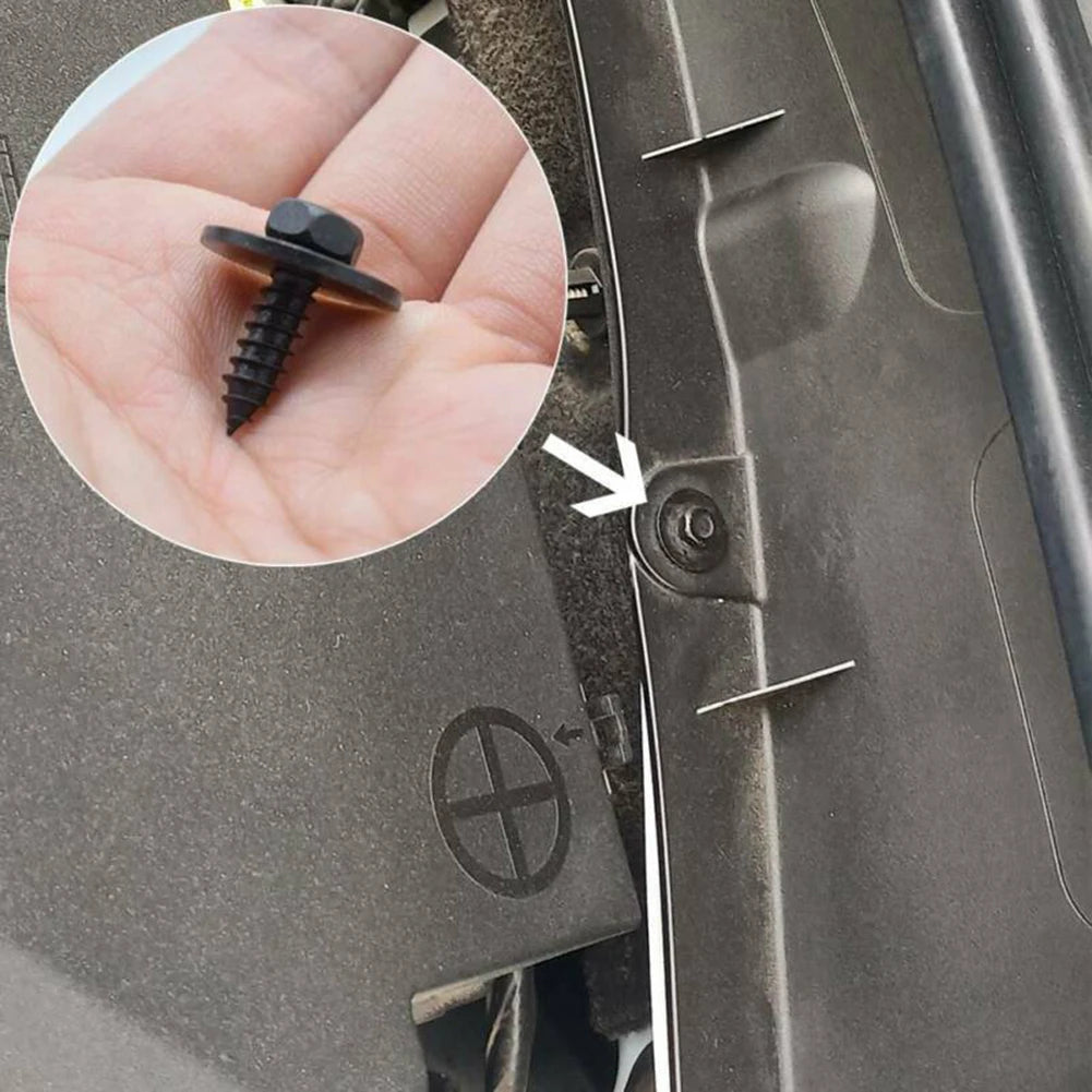 CowLost | product_id-20pcs-bmw-hex-head-screw-07147129160-fender-liner-air-duct-clip-bolt |3