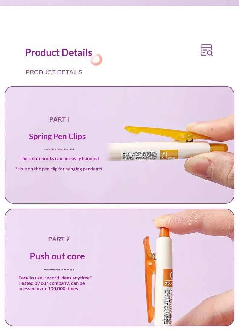 CowLost | product_id-pilot-juice-0-5mm-fine-gel-pens-soft-pastel-vintage-classics-clear-barrel-for-writing-illustration |16