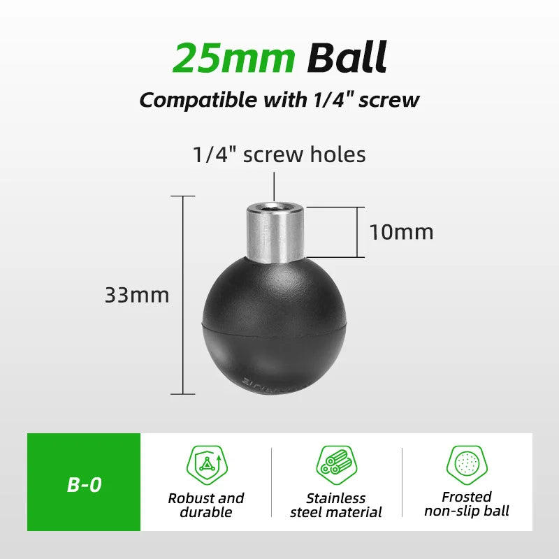 CowLost | photography-product_id-fanaue-extended-1-4-female-double-ball-head-for-17-25mm-ram-car-live-photography-bracket |18