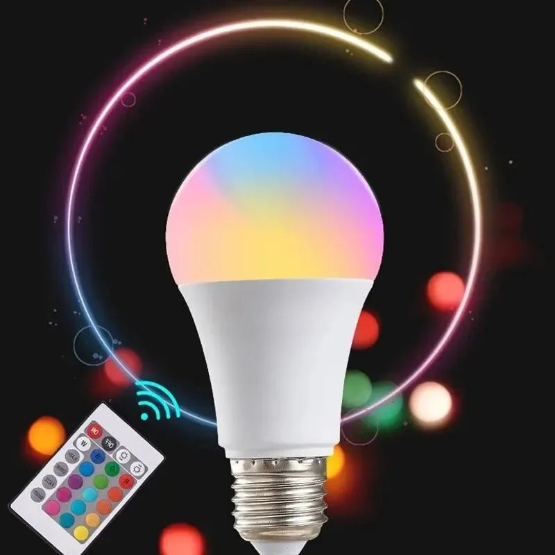 CowLost | product_id-e27-rgb-led-color-changing-bulb-220v-with-ir-remote-for-home-party |5