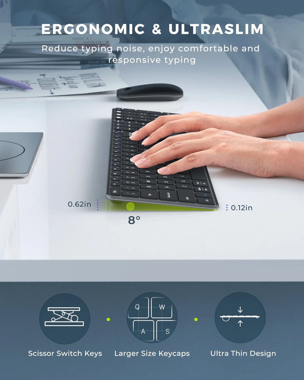 CowLost | wireless-bluetooth-keyboard-and-mouse-combo-multi-device-rechargeable-slim-keyboard-and-mouse-for-win-8-10-macbook-pro-air-ipad |2