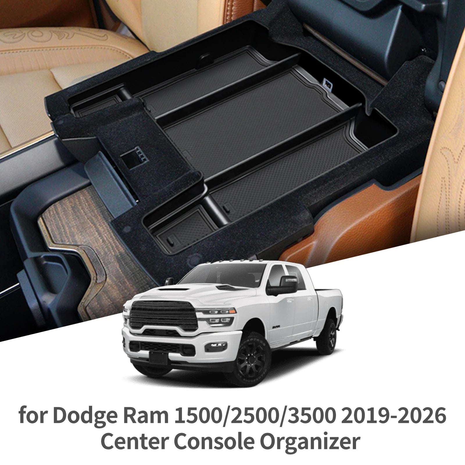CowLost | for-dodge-ram-1500-2500-3500-2019-2026-car-storage-box-interior-accessorie |11