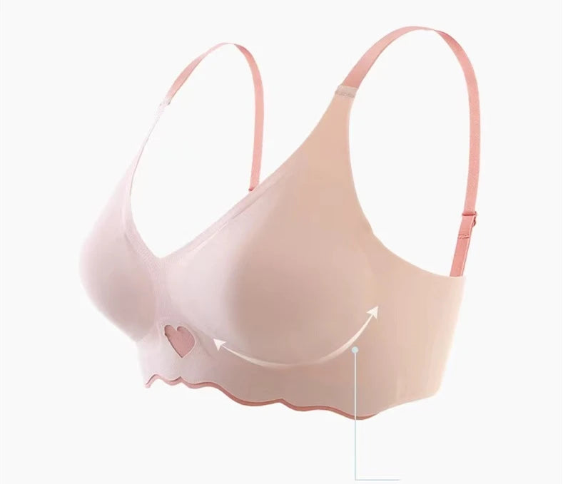 CowLost | top-non-marking-womens-bra-without-steel-ring-gathering-anti-sagging-comfortable-and-small-womens-underwear-thin-section |13