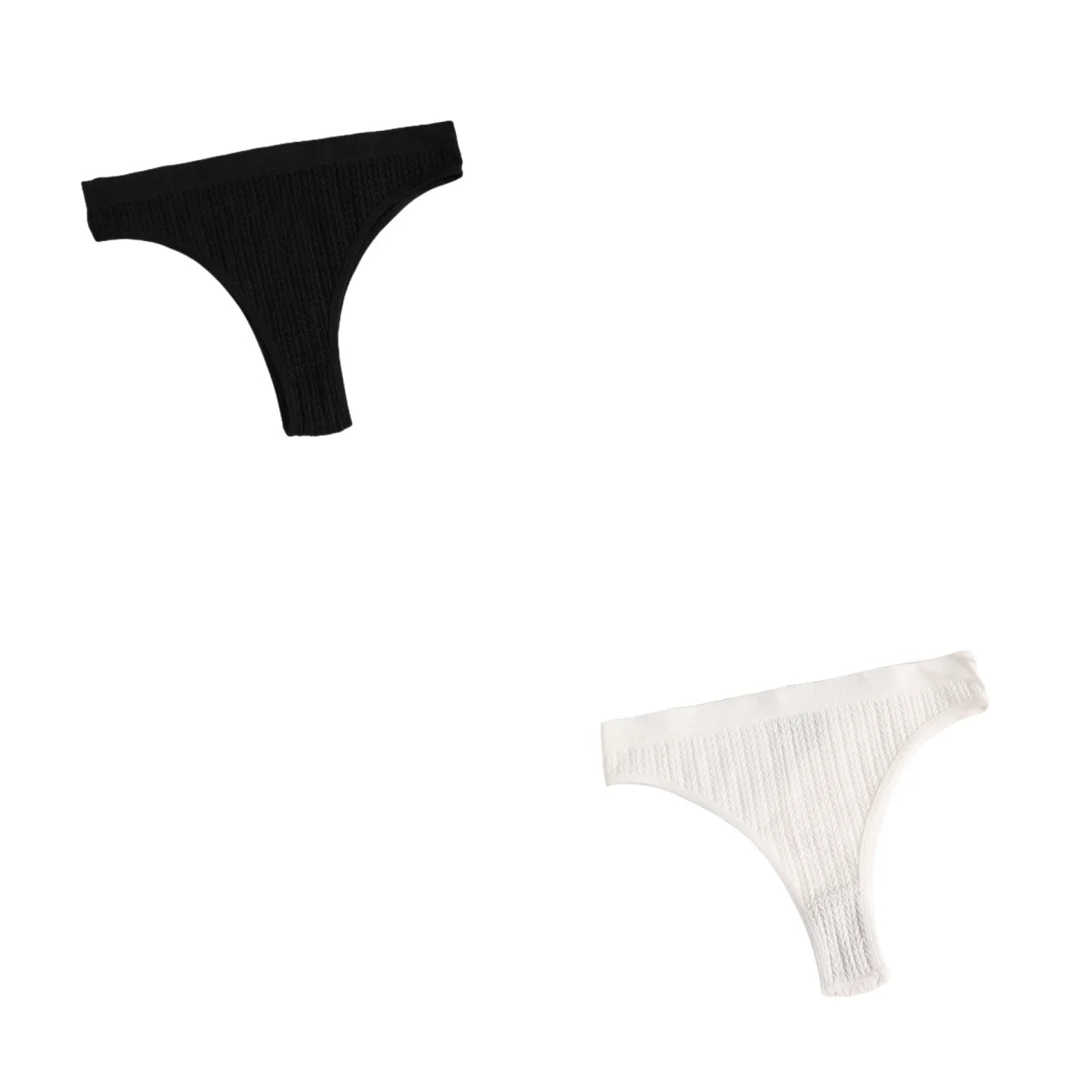 CowLost | product_id-2pcs-womens-seamless-low-rise-solid-briefs-m-xl |24