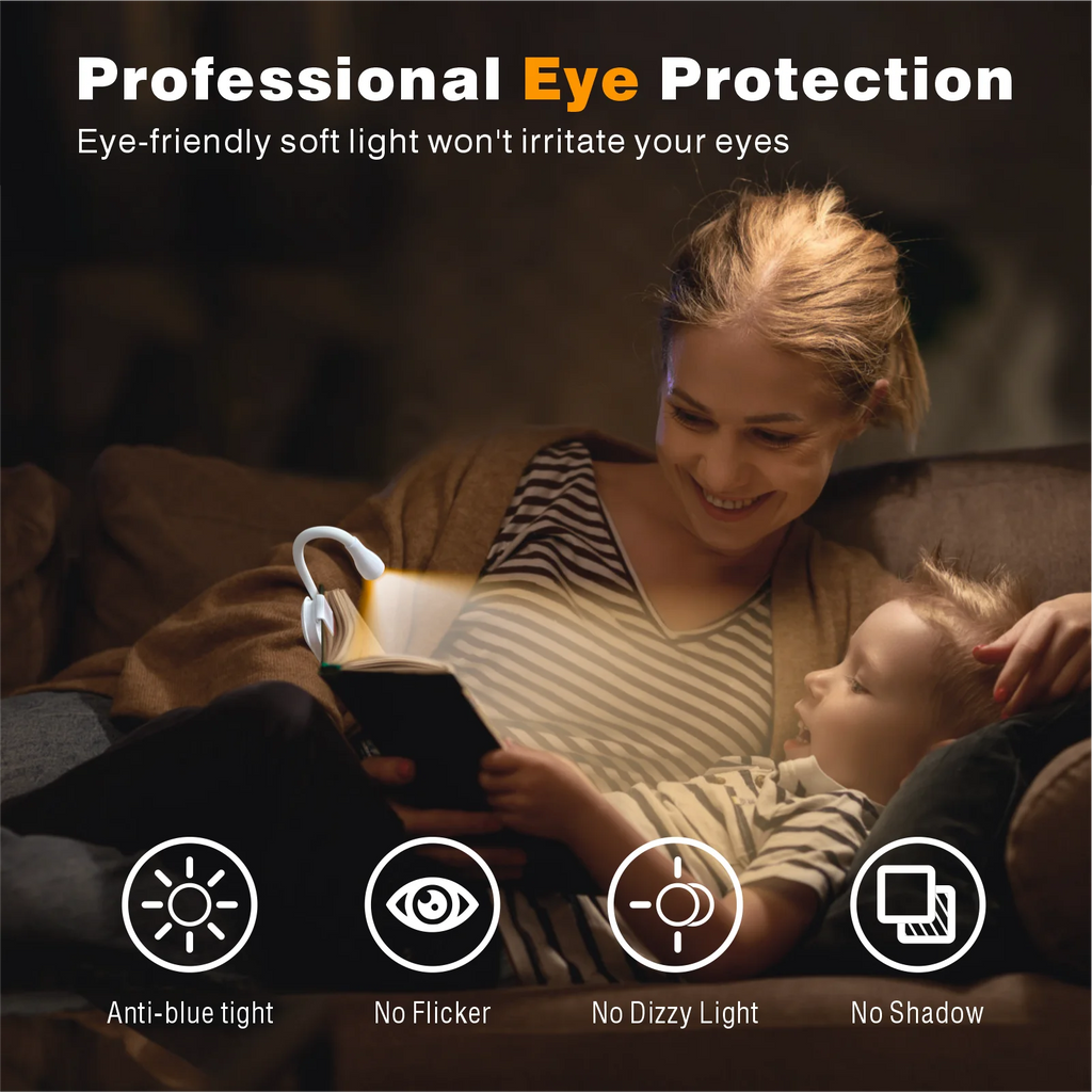 CowLost | product_id-kfvc-rechargeable-clip-on-led-book-light-with-3-color-eye-protection-and-360-flip |8