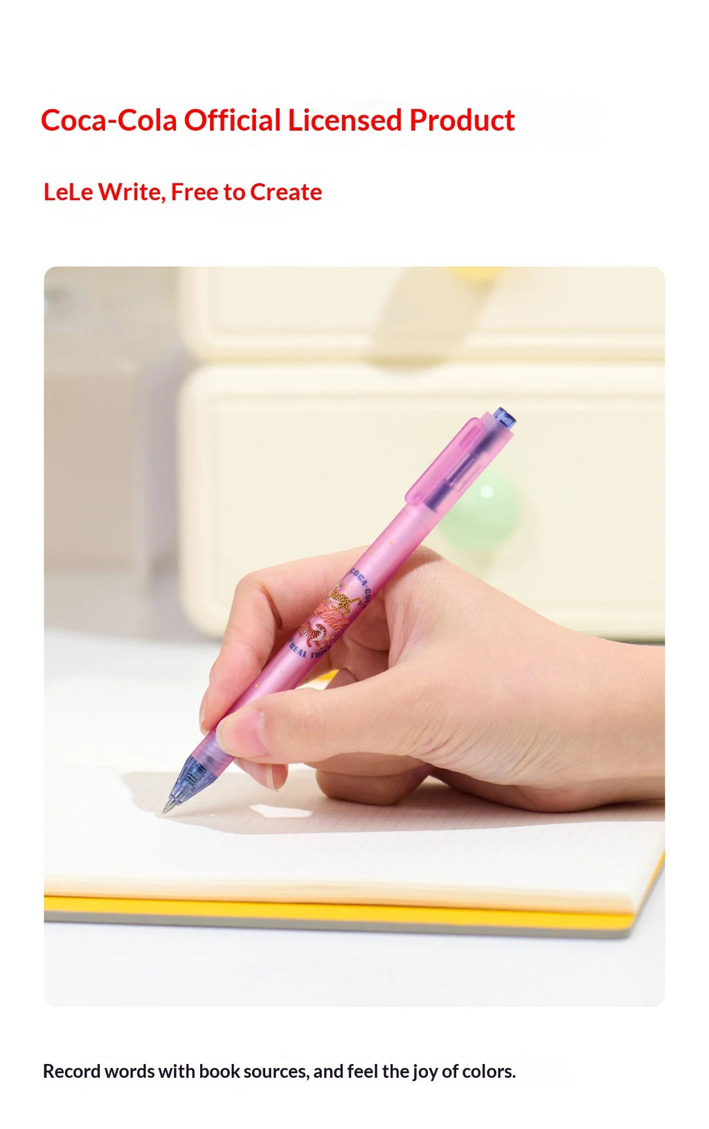 CowLost | product_id-5pcs-kaco-coca-cola-co-branded-gel-pens-0-5mm-quick-dry-ink-ergonomic-grip |8