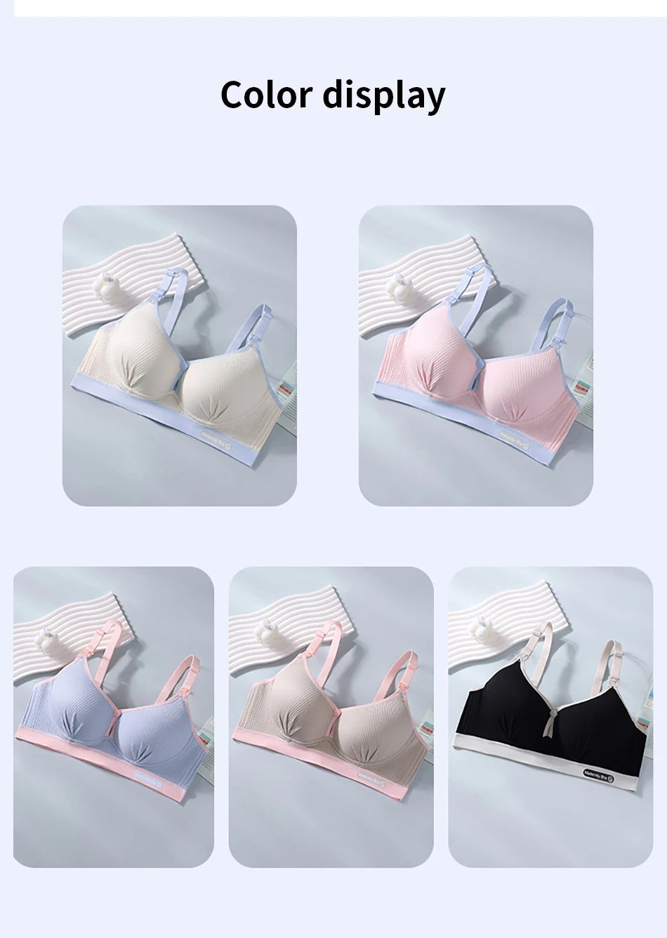 CowLost | product_id-wood-pencil-maternity-nursing-bra-front-open-wire-free-soft-comfort-bralette |13