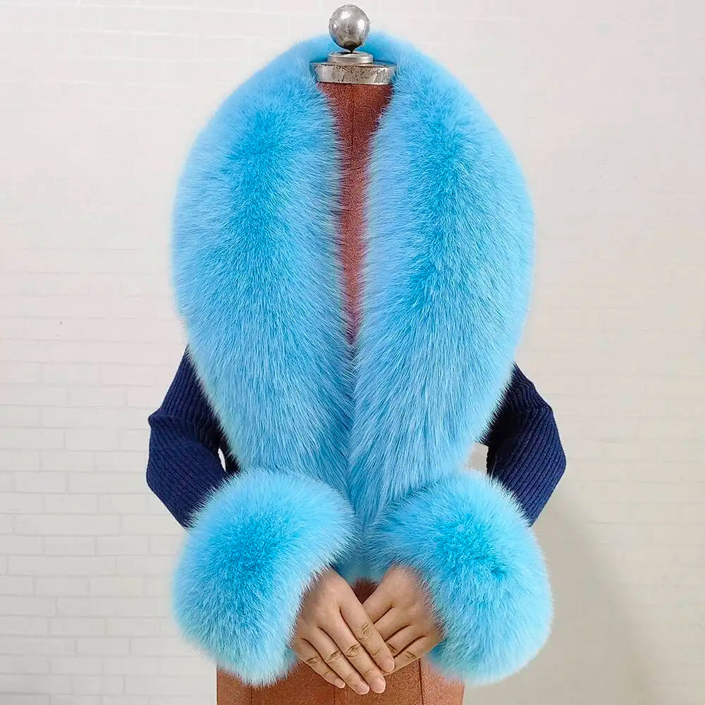 CowLost | winter-natural-fox-fur-scarf-and-cuff-set |47