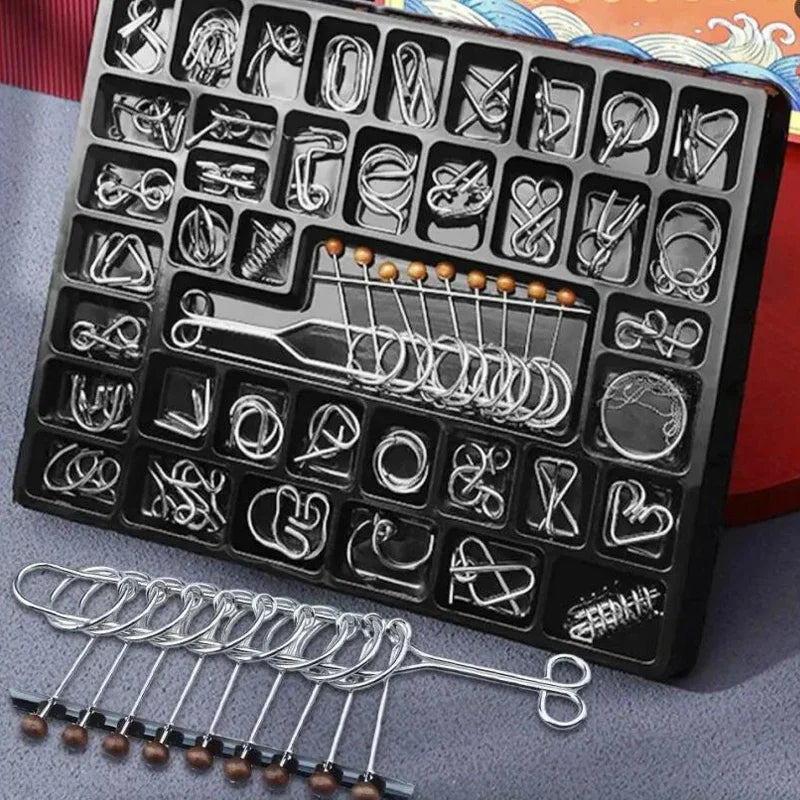 CowLost | product_id-disentanglement-iron-link-metal-puzzle-brain-teaser-iq-educational-toy |1