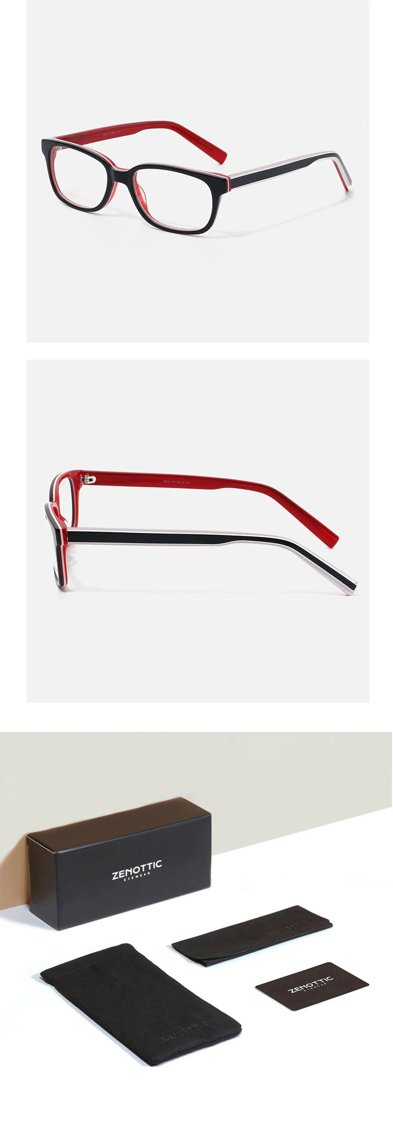 CowLost | zenottic-fashion-kids-glasses-rectangle-optics-frames |12