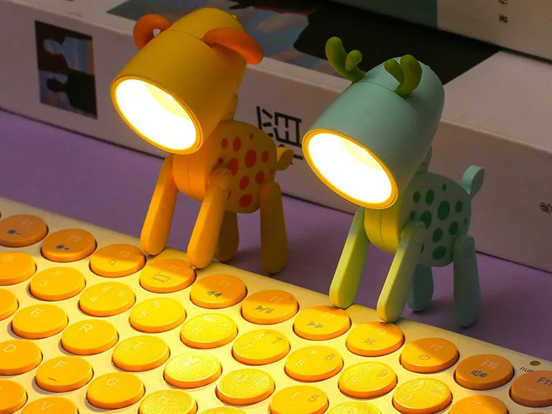 CowLost | product_id-mini-led-folding-desk-lamp-cartoon-dog-deer-night-light-bedside-gift |20