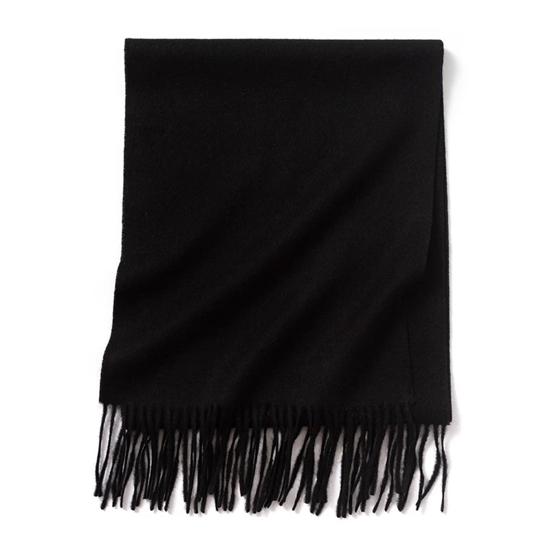 CowLost | winter-pure-long-wool-scarf-women-luxury-brand |80